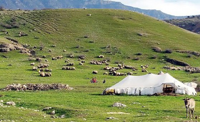 Kurdish nomadic encampment in Muş/ Estern Turkey