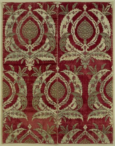 Bursa Çatma Velvet 16th Century Ottoman Era