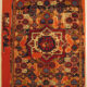 Turkish pie carpet fragment from Konya area, 17th Century, Cental Turkey, Turkish and Islamic Arts Museum